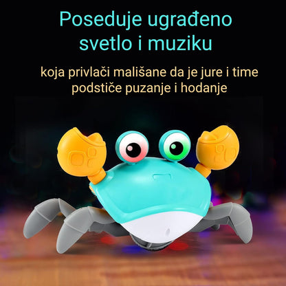 Muzička kraba koja puzi - igračka za bebe